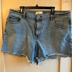 Abercrombie & Fitch Blue Jean Shorts